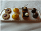 tray of four petit fours
